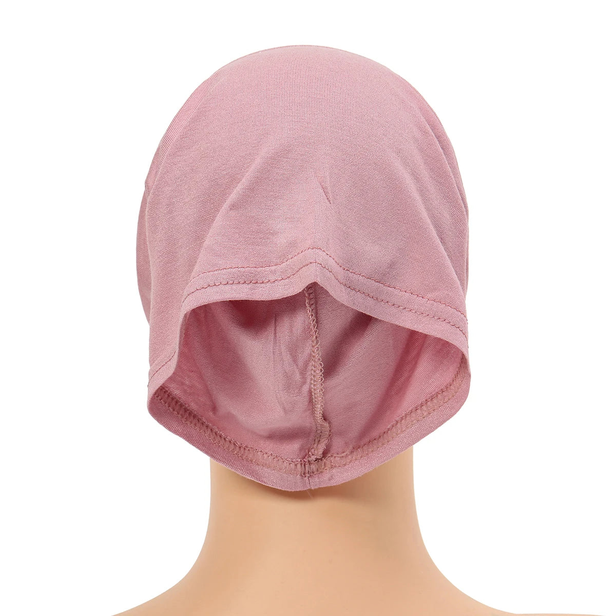 Cotton Jersey Muslim Inner Hijab Cap Solid Color Scarf Underscarf Tube Cap Breathable Sport Hijab Cap Women Underscarves