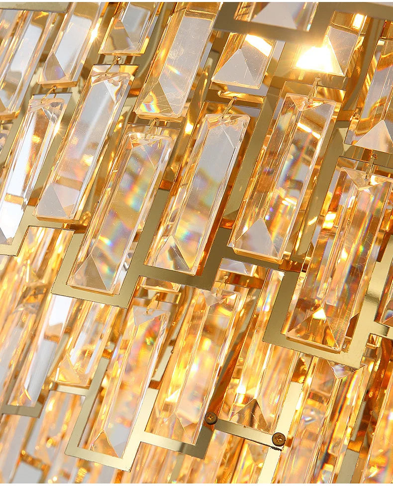 Luxury Crystal Ceiling Pendant Chandelier Lights Dining Room Chandeliers Lighting for Living Room Light Home Decor Lustre Salon