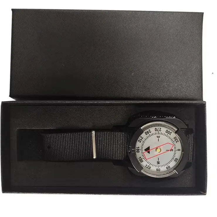 Ultra-Portable Diving Compass Scuba Diving Precise Navigation Compass Wristband Compass Luminous Dial with Wrist Strap Travel