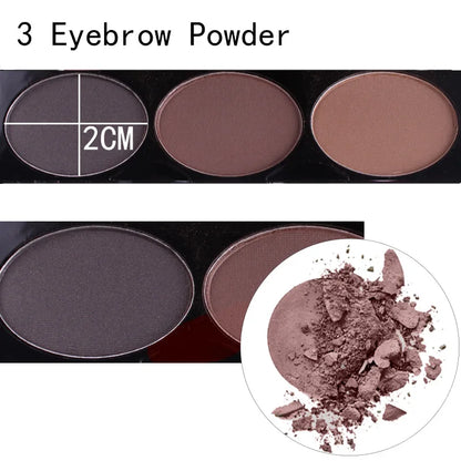 Miss Rose Makeup Case Set Kit-Ultimate Color Combination-Holiday Gift Set Cosmetic Eye Shadow Lip Gloss Blush Brow Combo Palette
