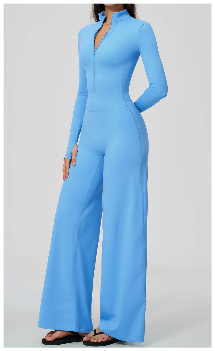 Summer Long Sleeve Yoga Suit Women's Tracksuits Gym Clothes Training Sportswear Fitness Sports Bodysuit Female Workout Overalls