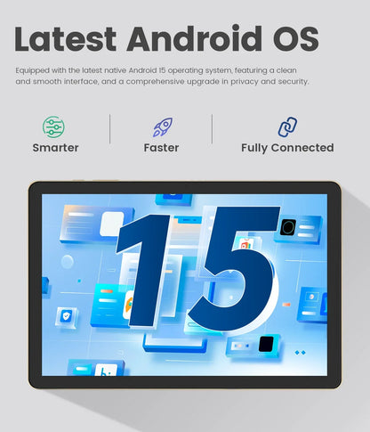 Paitanry 2026 NEW 11 Inch Android 15 Tablet PC 20GB RAM 128GB ROM A537 Octa Core Processor 6000mAh 18W Fast Charge WiFi 6 Tablet