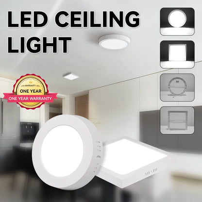 Modern Led Ceiling Lamps 15/20/30W Ceiling Panel Fixtures AC 110V-220V For Room Living Bedroom Kitchen Home Decor Panel Lights