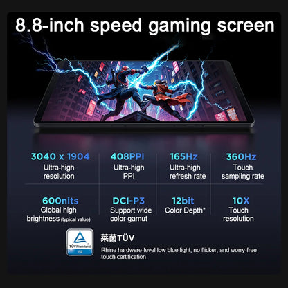 Original Lenovo Legion Y700 4th Gaming Tablet CN Version Snapdragon 8 Elite 8.8-inch 3K 165Hz Display 7600mAh Android 15 Pad PC