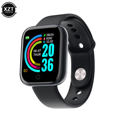 Y68 Color Screen Pedometers Sport Watches Bracelets D20 Heart Rate Blood Pressure Fitness Smart Wristband For Children Men Women