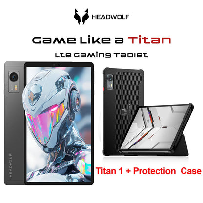 World Premiere Headwolf TiTan1 4G LTE Tablet MTK Dimensity 8300 Dual SIM Slot 8.8" 12G+256GB ROM Android15 7200mAh Gaming Tablet