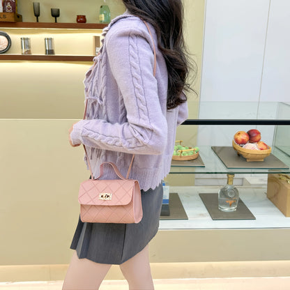 2025 Small Messenger Bag For Women Trend Lingge Embroidery Camera Female Shoulder Bag Fashion Chain Ladies Crossbody Bags Chic