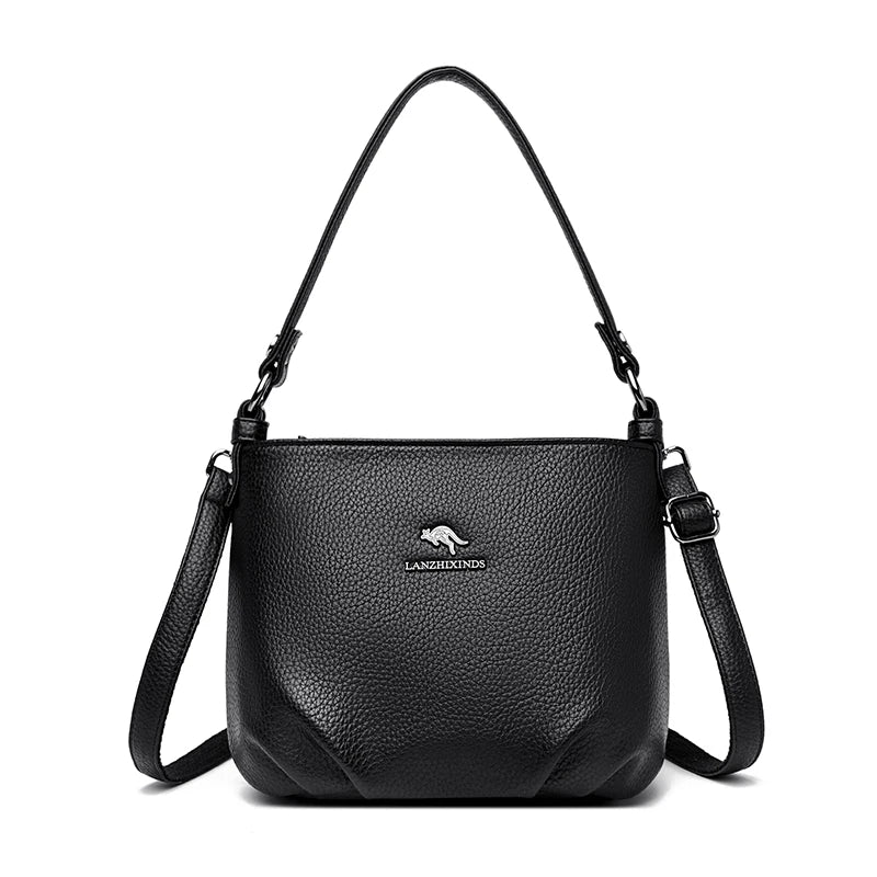 Luxury Shoulder Bags for Women 2026 New Designer Soft Leather Crossbody Bags Casual Messenger Sac Women Bag Purses and Hangbags