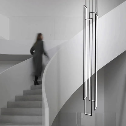 Modern Stair Chandelier Pendant Lights Indoor Lighting Ceiling Lamp Hanging Light Led Chandeliers for Living Room Indoor Lightin