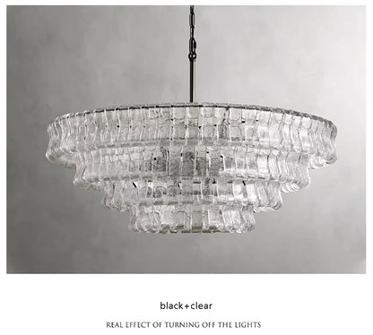 Glass Chandeliers Lights 2026 Classic Round Hanging Lamps for Ceiling Home Decoration Lighting Gold Lustres Lamparas De Teto
