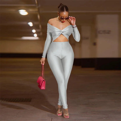 Sexy Off the Shoulder Birthday Jumpsuit for Women Night Club Outfit Party Hollow Out Ruched Skinny Long Sleeve Rompers Full Body