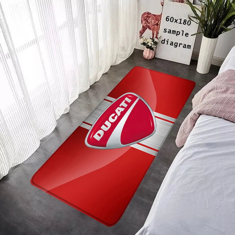 House Entrance Doormat Hallway Carpet Motorcycle Living Room Rugs D-Ducati Foot Carpets Bath Rug Floor Mats Non-slip Home Decor