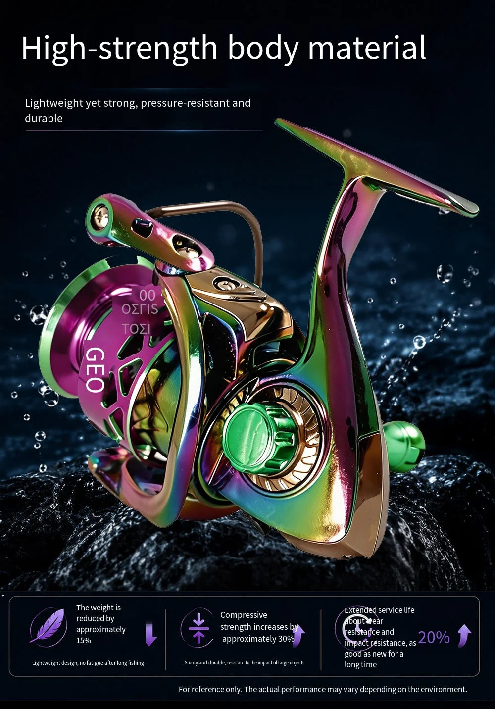 Spinning Fishing Reel 10KG Max Drag Ultra Smooth Professional Fishing Reel 5.2:1 Gear Ratio CNC Metal Spool Fishing Reels Wheel