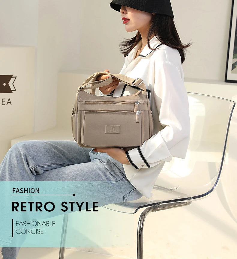 New Women Shoulder bag High Quality Female Messenger Bag Ladies Nylon CrossBody Bag Girls Casual Handbag Sac a Main