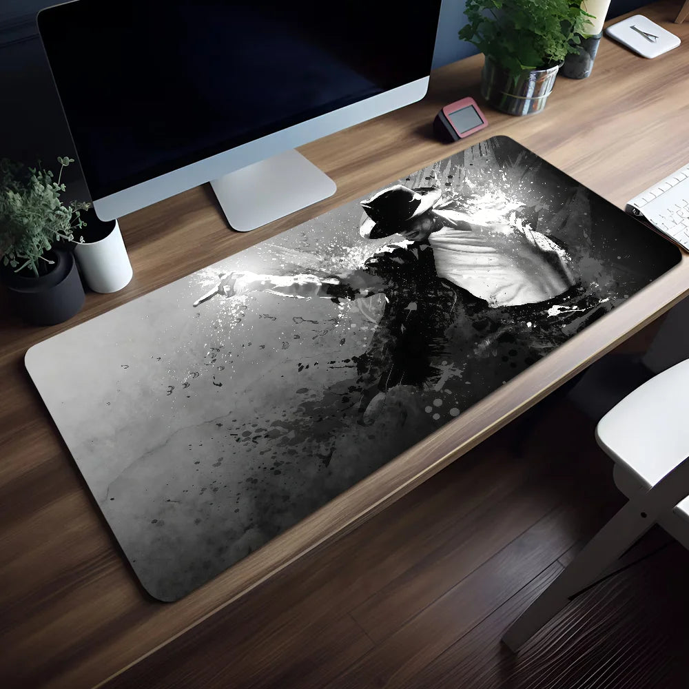 Mouse Pad MousePad Non-slip Music Jackson Lockedge Office Singer Student Gaming Thickened Large Writing M-Michael Pad Cushion