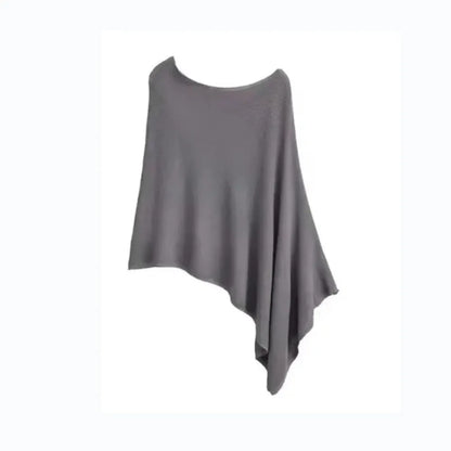 Trendy Loose Irregular Cape Shawl Thin Sun Protection Shawls Ice Silk Sunscreen Scarf
