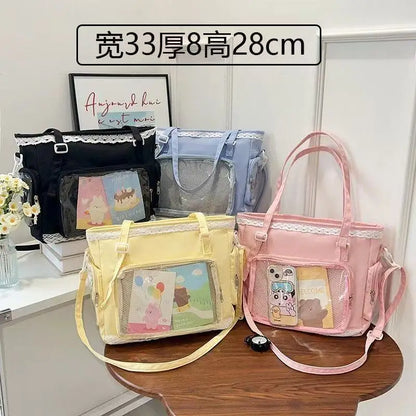 Ballet Girl Large Appetite Itabag Japanese Two-Dimension Single Shoulder Crossbody Bag Gift For Friends Women'S Handbag