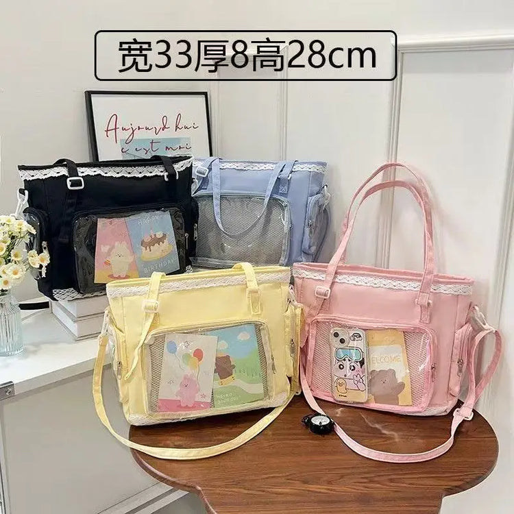 Ballet Girl Large Appetite Itabag Japanese Two-Dimension Single Shoulder Crossbody Bag Gift For Friends Women'S Handbag