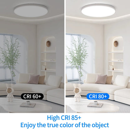 LED Ceiling Lamp 15W~50W Kitchen Light Fixture Bedroom Corridor Lustre Plat Led Lights Living Room Decor 220V Ceiling Chandelier