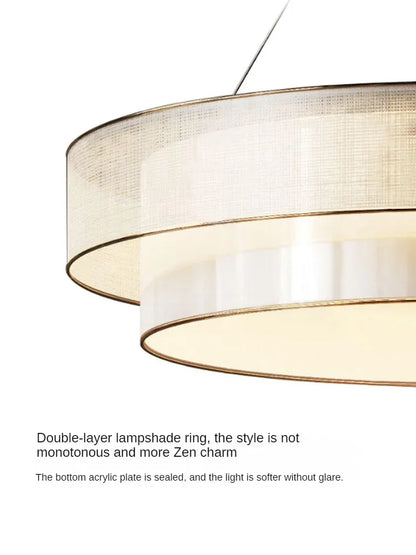 Nordic Fabric Art Led Pendant Lights For Living Dining Room Kitchen Coffee Tables Bedroom Chandelier Home Decor Light Fixture