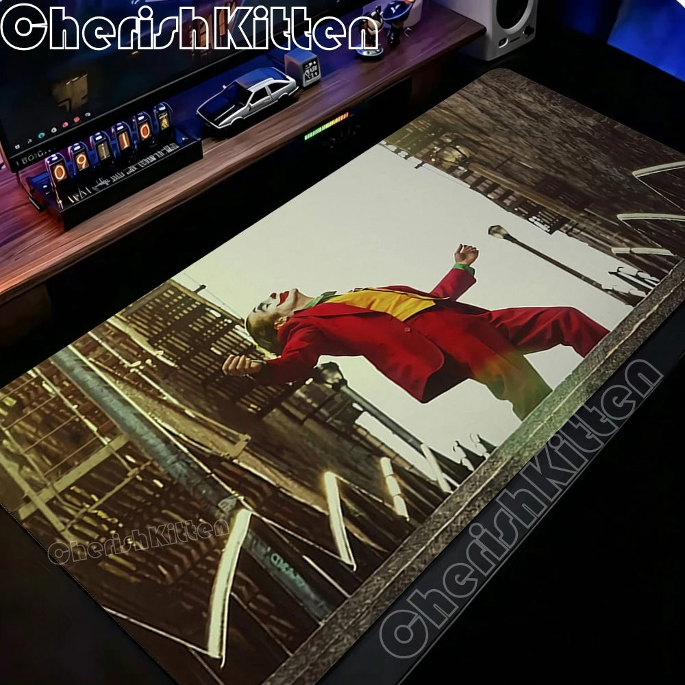 Joker Mouse pad Desk interior Computer Gamers Locking Edge Non-slip Mouse Pads XXL 40x90cm Keyboard PC accessories Desk mat