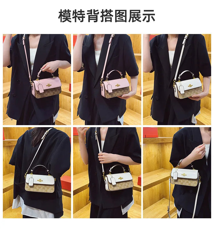 Advanced Women's Bag 2026 New Trendy Retro Small Square Bag Casual Versatile Women's Luxury Hand-Held Shoulder Crossbody Bag