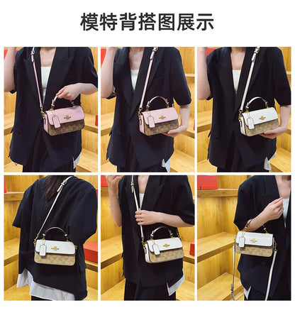 Advanced Women's Bag 2026 New Trendy Retro Small Square Bag Casual Versatile Women's Luxury Hand-Held Shoulder Crossbody Bag