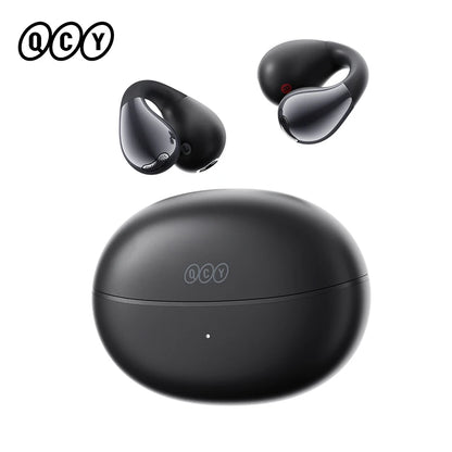 QCY Crossky C30S Open Ear Wireless Earphones Hi-Res with LDAC Ear Clip Earbuds Bluetooth 6.0 Clip On OWS Sports Headphones 40Hrs