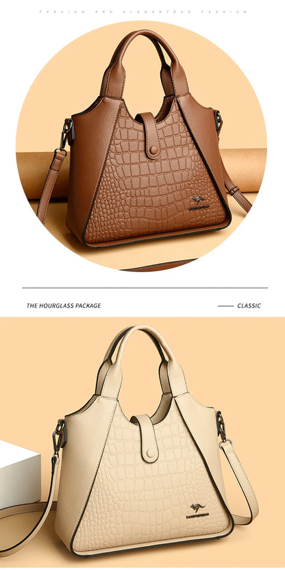 Luxury Designer Handbag Brand High Quality Soft Leather Bags 2024 Sac Crossbody Shoulder Bag For Womens Casual Tote Bag Bolsos