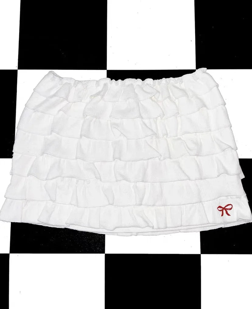 New Subculture Spice Girl Striped Slim Skirt Trendy Elegant Sweet Female High Street Aesthetic Skirt European and American Skirt