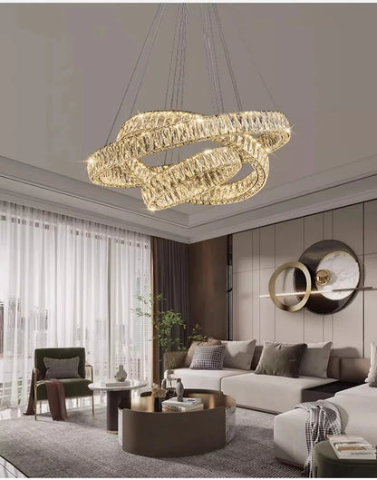 Luxury Crystal Chandeliers Dining Table Light Chandelier Ceiling Light Fixtures Lighting for Living Room Chandeliers Lights Lamp