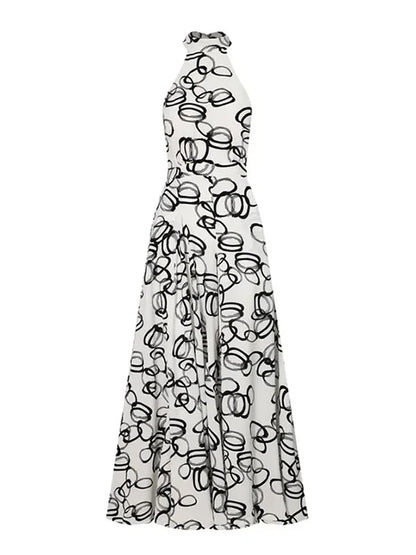 Modigirl Urban Elegance One Piece Jumpsuit for Woman 2025 Summer Sleeveless Elastic Waistband Long Pant Business Casual Rompers