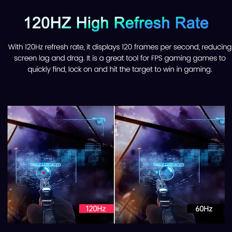 16 Inch 4K 120Hz Touchscreen Portable Monitor 100%DCI-P3 500Nit 16:10 HDR FreeSync Screen Game Display For PC XBox PS4/5 Switch