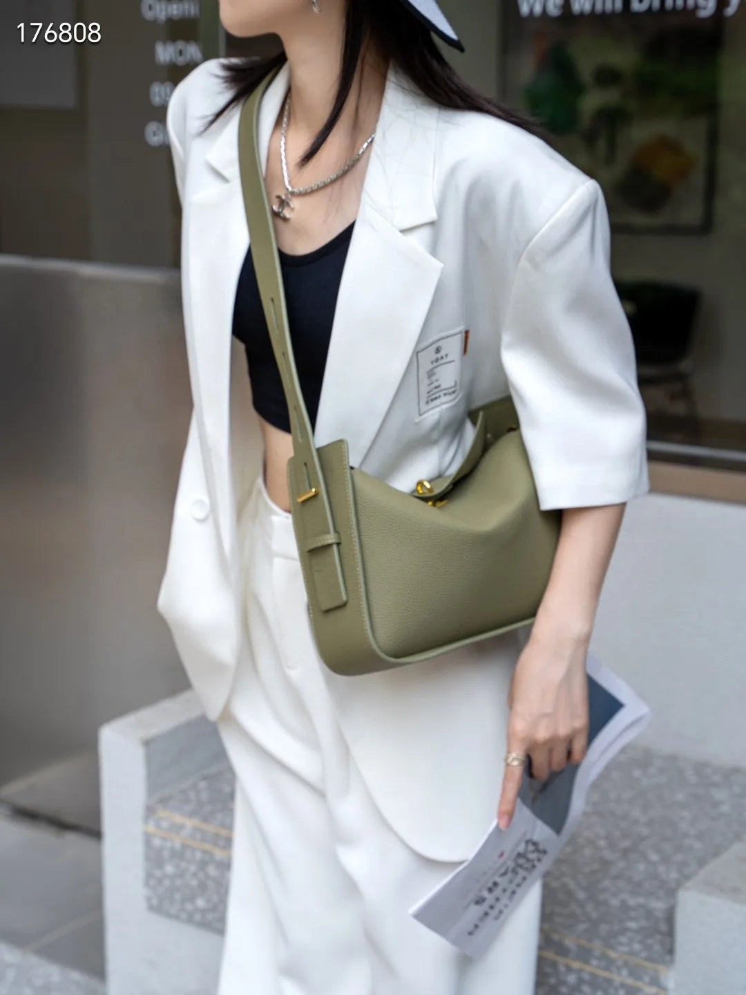 New Genuine Leather Luxury Designer Women Shoulder Crossbody Underarm Bags Cowhide Ladies Large Capacity Tote Bag Fashion Purse