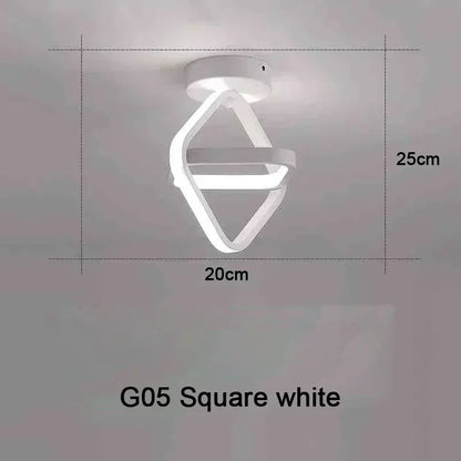 LED Strip Aisle Ceiling Lights Modern Minimalist Living Room Lamps For Balcony Entrance Home Decor Fixtures various styles