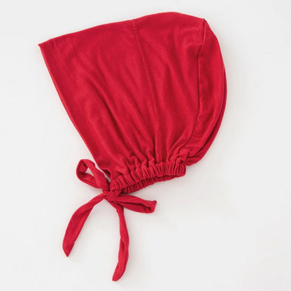 82 Colors Tie-Back Undercaps Fashion Women's Inner Hijab Muslim Cap Bonnet Plain Islamic Cotton Spandex Jersey DEW Underscarf