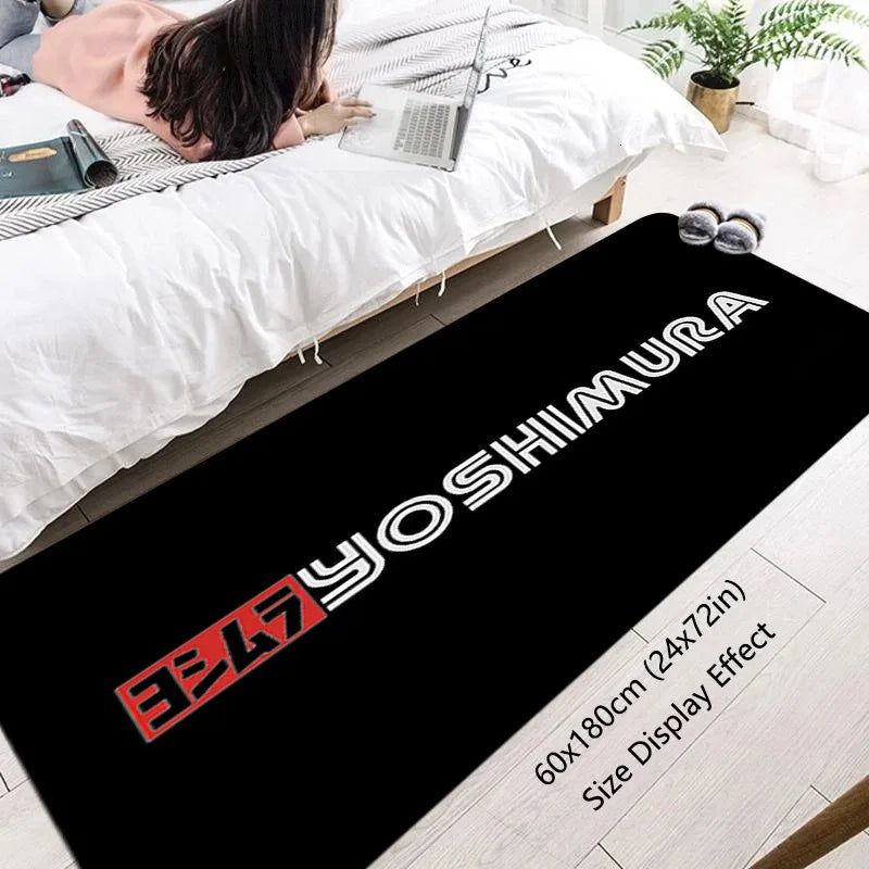 Suzuki Yoshimura Motorsports Carpet Garage Mat Racing Cool Motorcycle Display Electric Vehicle Mats Entrance Doormat Bedroom Rug
