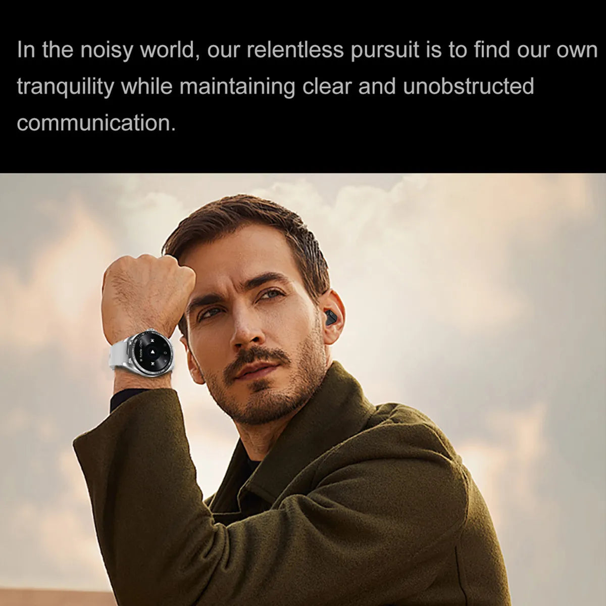 Smart Watch 2 in 1 with Headphones AI Voice Assistant Bluetooth Call Health Monitor DIY Wallpaper 1.46inch HD Screen Wristwatch