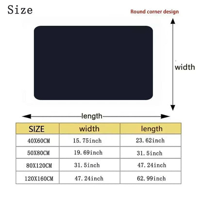 2D Game Fluorescent Cool Carpet Color Smoke Anti Slip Game Room Area Carpet Suitable for Ideal Space for Gamers