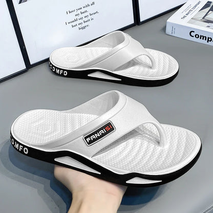 Flip-Flops For Men Breathable Comfortable Beach Sandals for Men Casual Shoes Flip-Flops Fashion Slippers for Outdoors