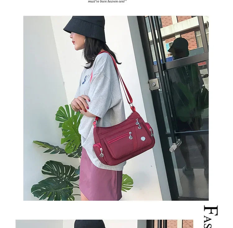Fashion Casual Crossbody Shoulder Bag Women Bag Nylon Waterproof Messenger Bags For Lady Handbags High Quality Multifunctional
