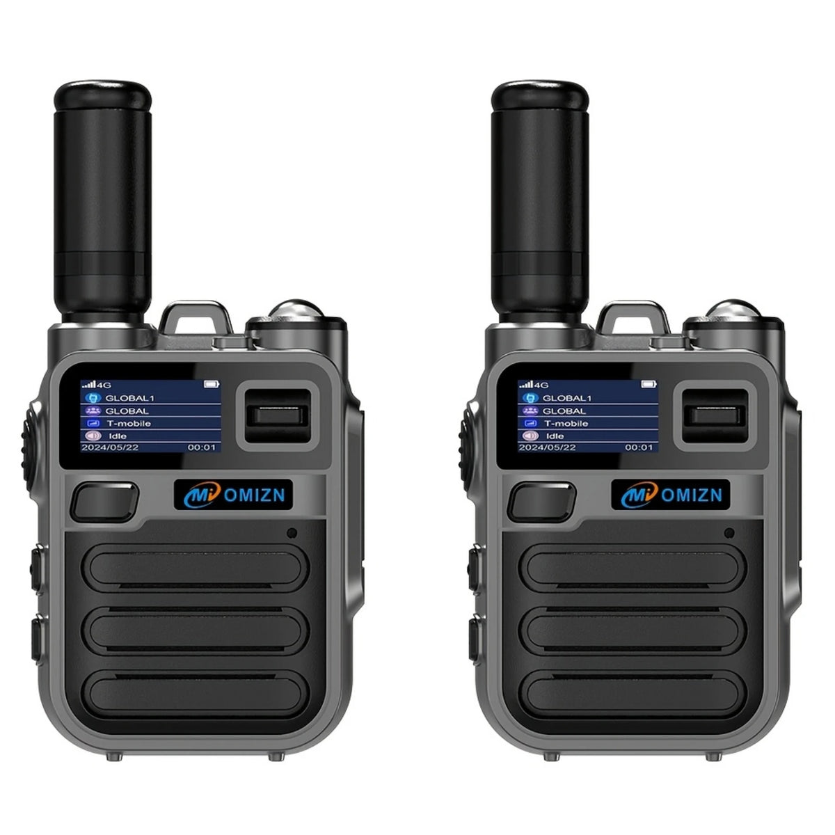 OMIZN Walkie Talkie 5000 KM Network Radio Long Range Professional 4G Camping LED Lighting Rechargeable Hiking and Camping M2