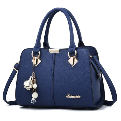 Fashion PU Leather Ladies Hand Bags Large Capacity Casual Versatile Hand-Held Shoulder Bag Messenger Bags Women