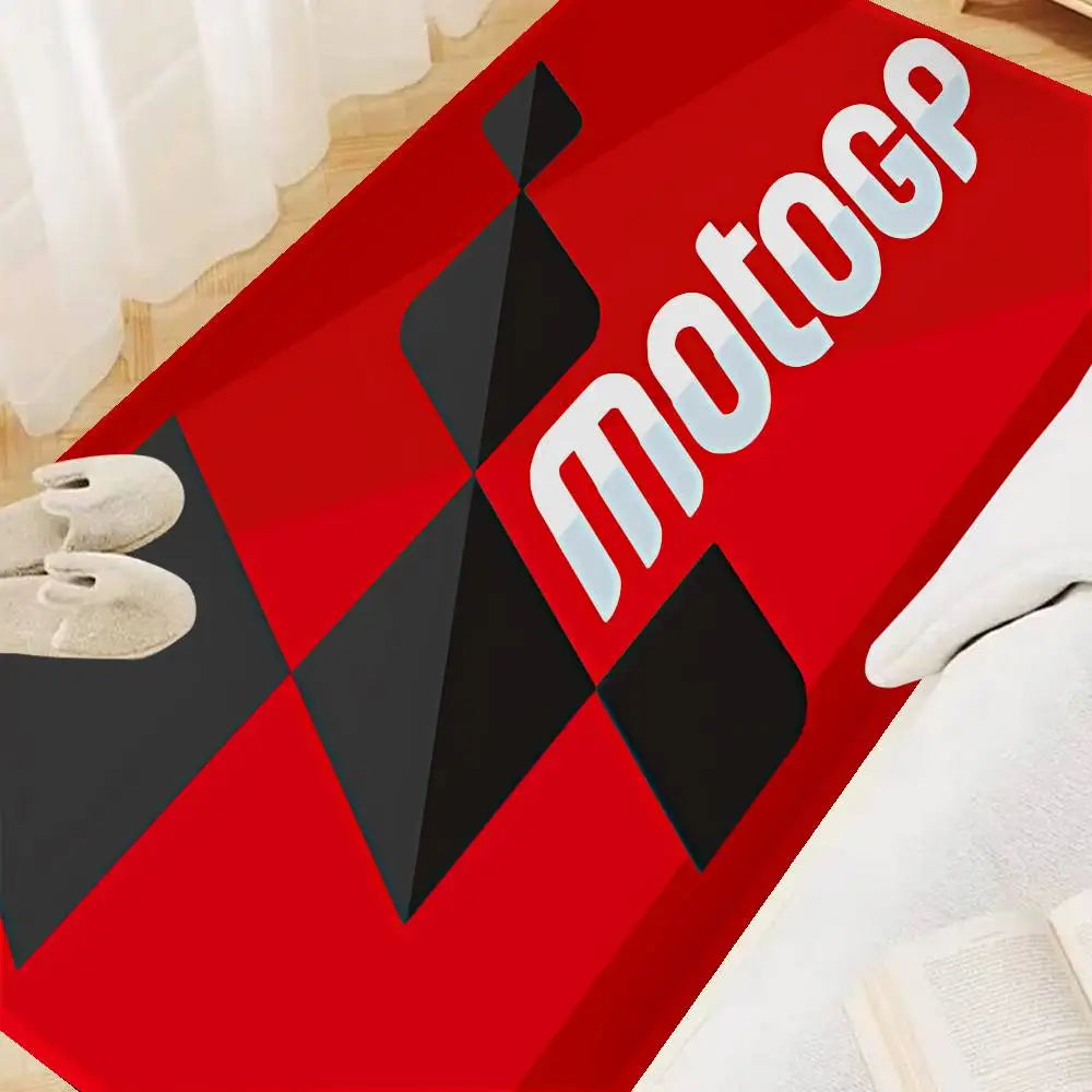 Moto GP Motorcycle Door Mat Nordic Style Bedroom Living Room Doormat Home Balcony Anti-Slip Alfombra