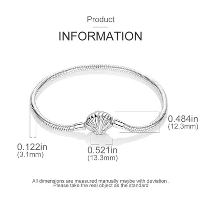 925 Sterling Silver Heart Love Snake Chain Bracelet Infinite Knot Butterfly For Women Fit Original Charms Beads Jewelry Gift