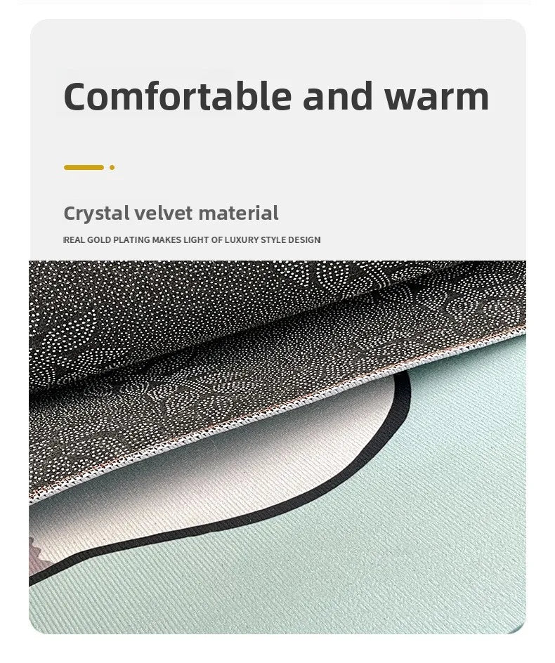 3D Waterfall Doormat for Entryways | Creative Floor Mats | Unique Home Entrance Decor Anti slip carpet can be machine washed
