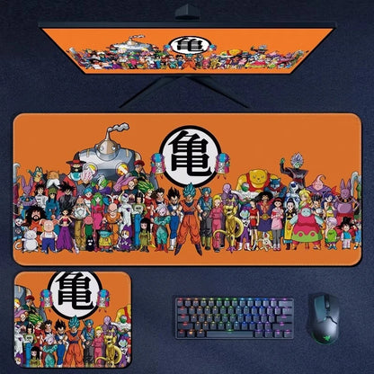 High Quality Print Dragon Ball Leather Mouse Pad Oversized Japanese Anime Nostalgic Son Goku Desk Mat Keyboard Pad Notebook Pad