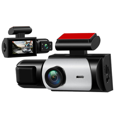 Podofo 3.16-inch 1080P Car Dash Cam With Four High-Definition Lenses, Including 480p Left Interior, Right Interior, And Rear View Cameras Loop Recording Car DVR Video Recorder