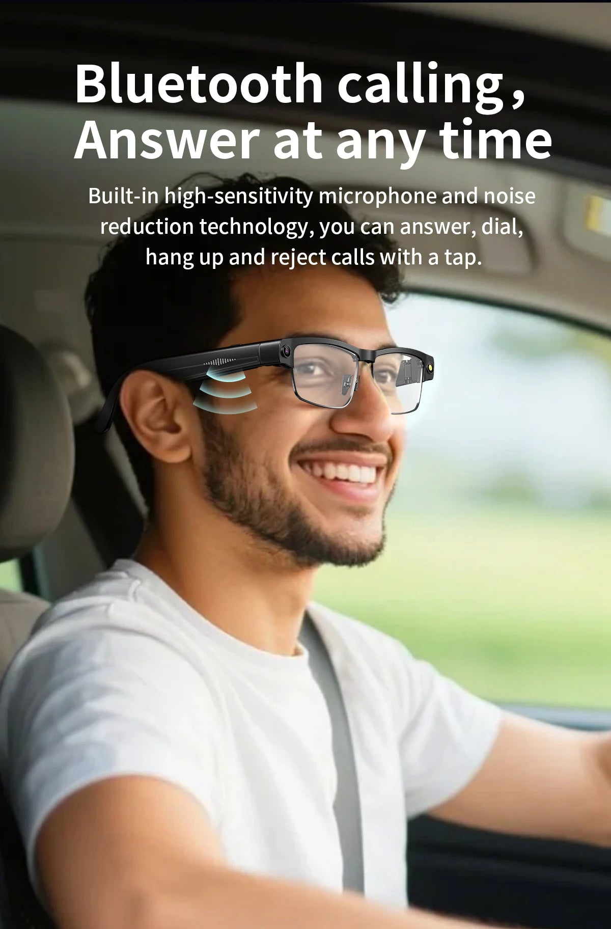 2026 4K Smart Glasses AI Translation Color-changing Lenses High-definition Voice Call Music Local Open-ear Audio Smart  Glasses