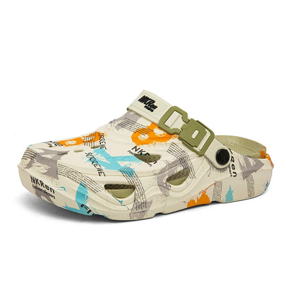 Dropship Men's Sandals Outdoor Slippers Beach Comfortable Slides Thick Soft Clogs Water Shoes Men Casual Shoes Men Beach Sandals